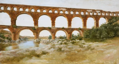 Landschap met Pont du Gard